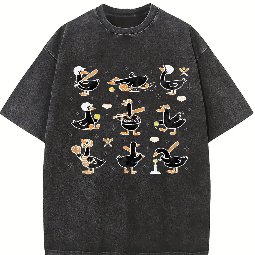 Silly Goose Softball Vintage Washed T-Shirt product image 2