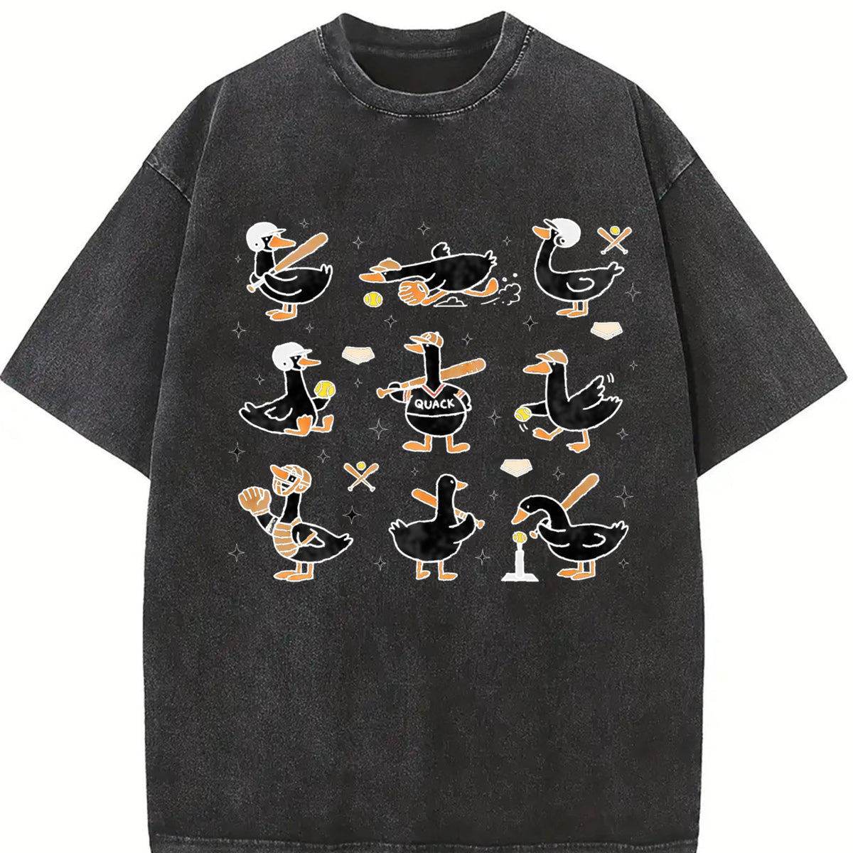 Silly Goose Softball Vintage Washed T-Shirt product image 2