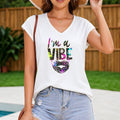 Fun Letter Women's V-Neck Tank Top