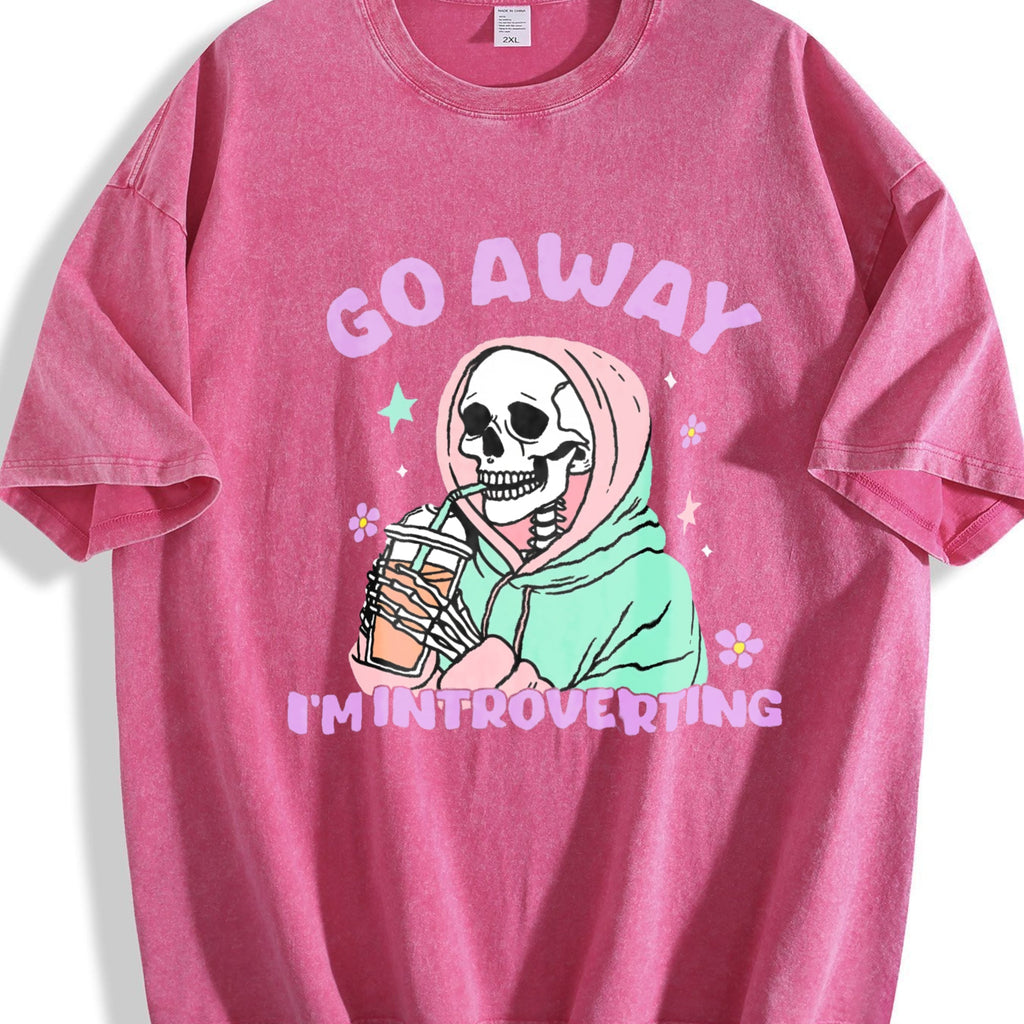 Funny Introvert Go Away I'm In A Social Panic - Vintage product image 5