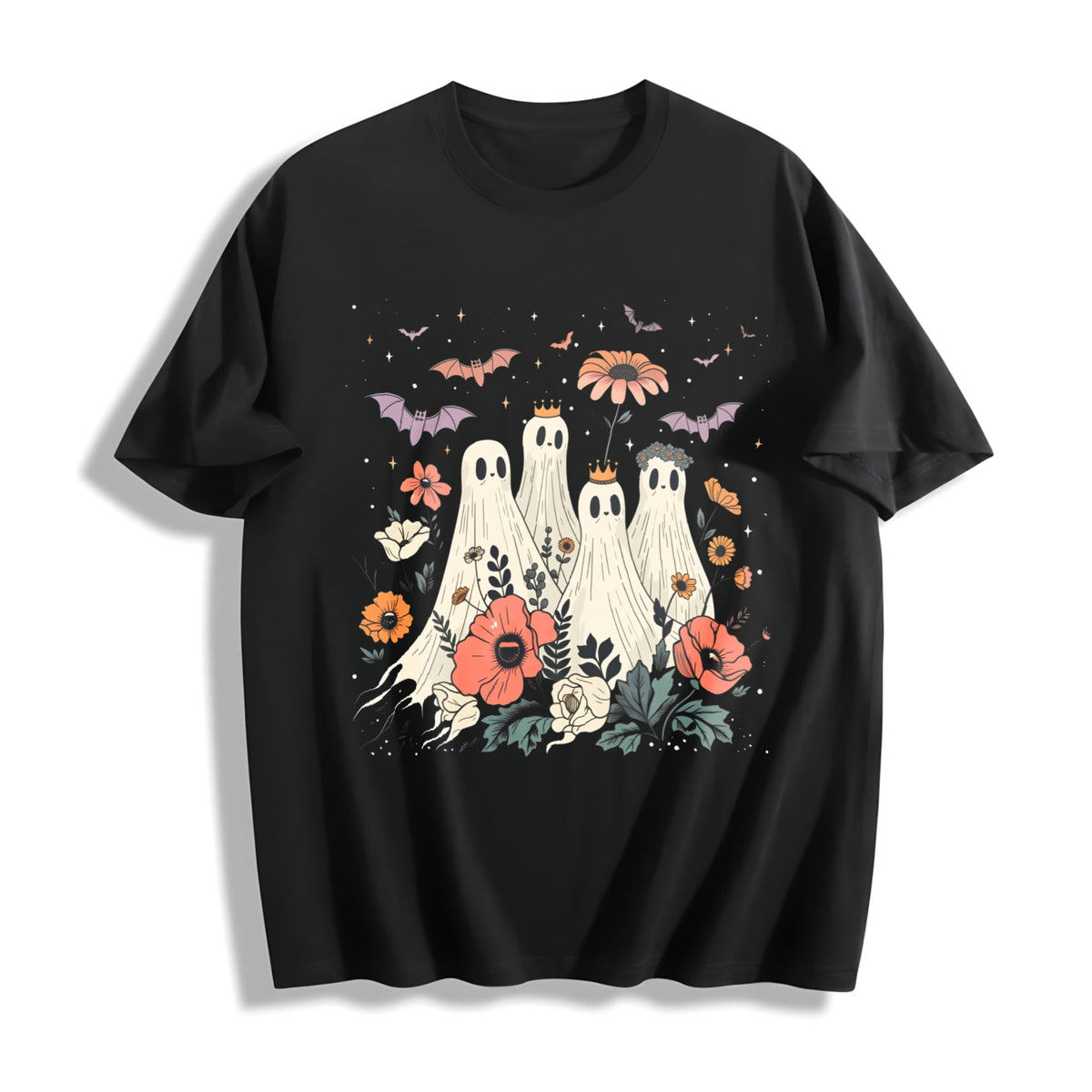 2024 Halloween - Playful Ghosts With Crowns & Floral Bats product image 1