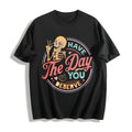 Skeleton Peace Sign Have The Day You Deserve Boxy Sarcastic product image 1