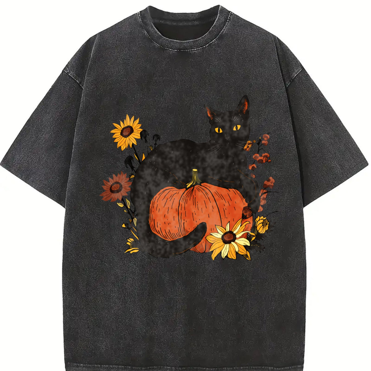 Halloween Holiday Summer Animal Cat Floral Pumpkin Vintage product image 2