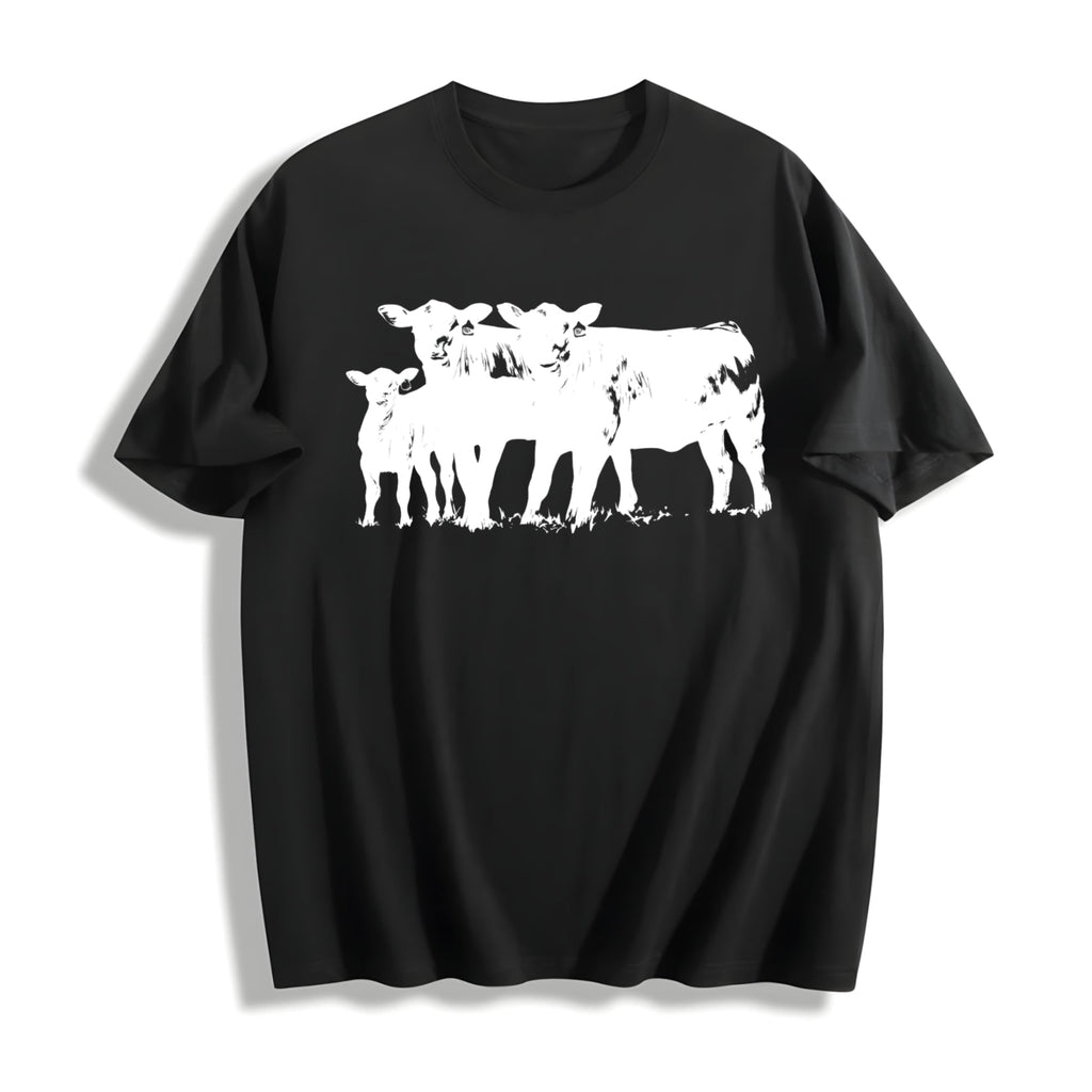 Cute Cow Cotton T-Shirt product image 1