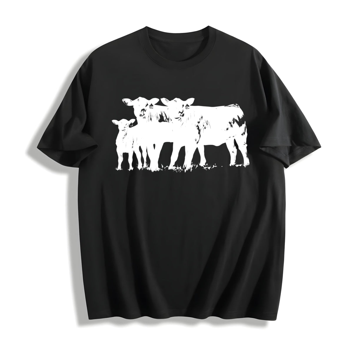 Cute Cow Cotton T-Shirt product image 1