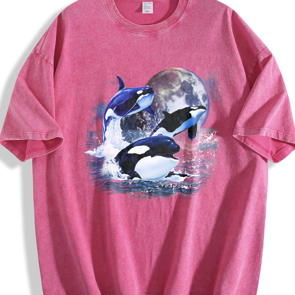 Three Orcas 90s Vintage Washed T-Shirt product image 7