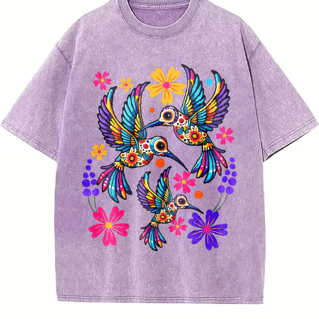 Mexican And Bohemian Vintage Washed T-Shirt product image 6