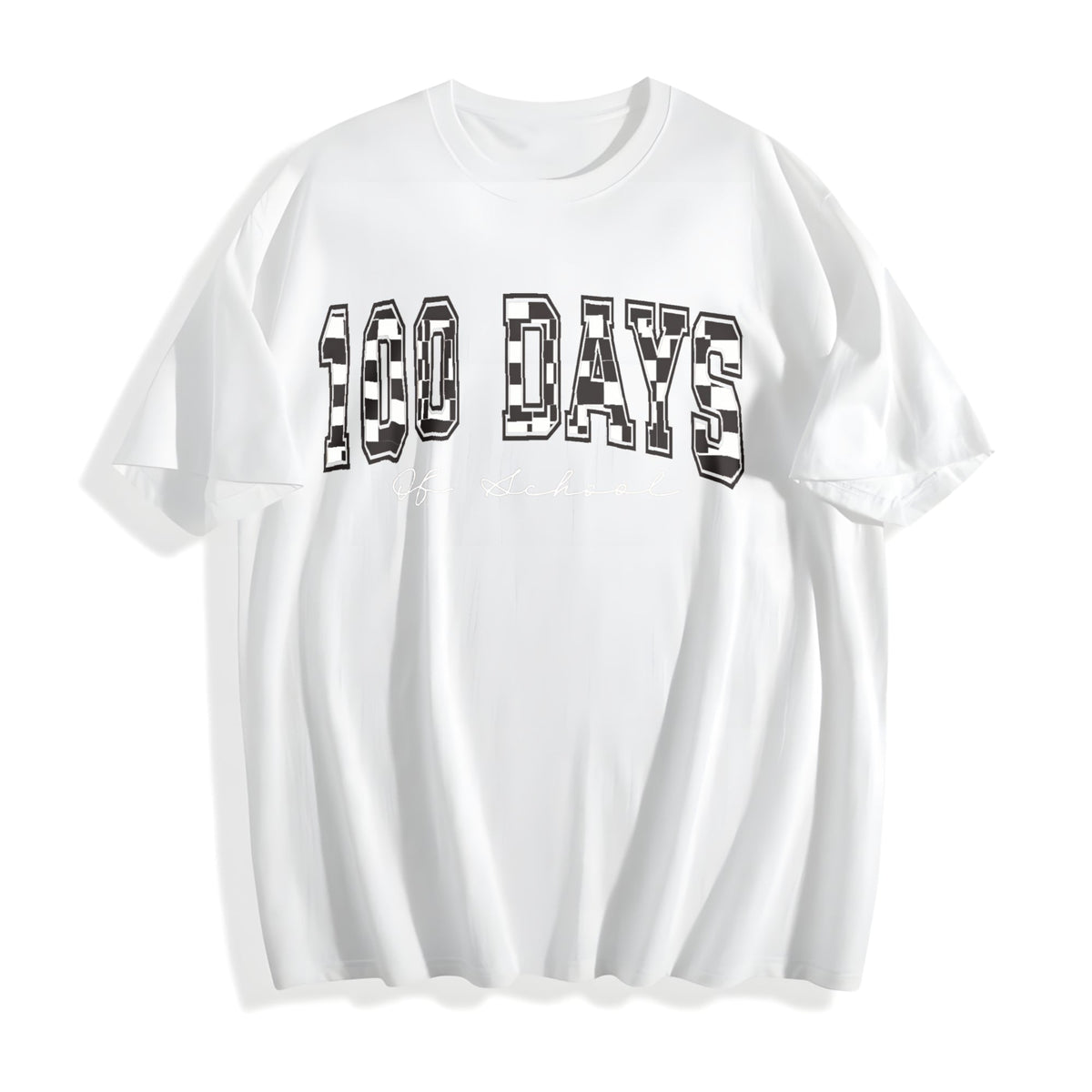 100 Days Of School Teacher Cotton T-Shirt product image 2