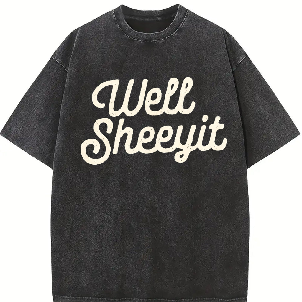 Well Sheeyit Vintage Washed T-Shirt product image 2