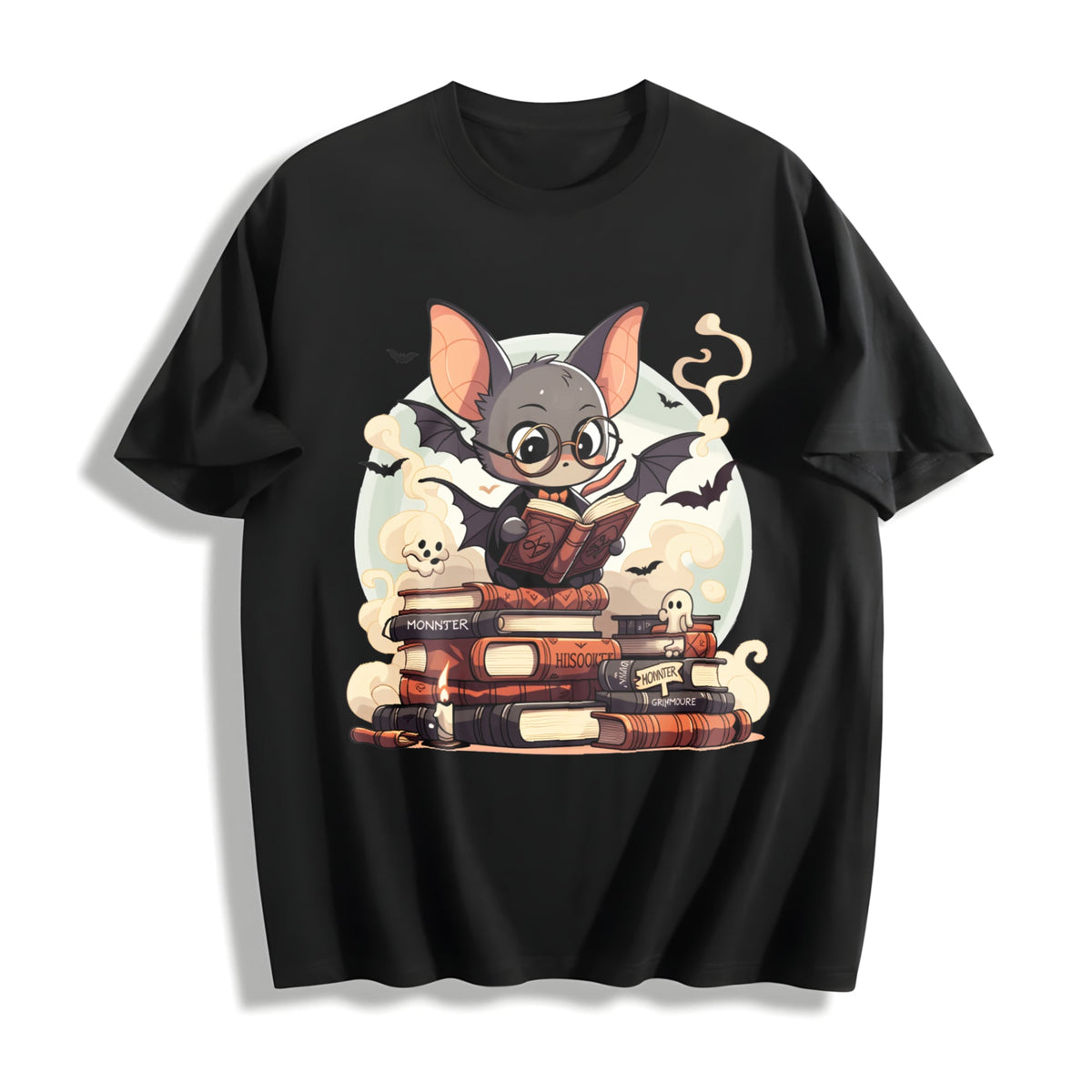 Summer A Playful Of A Bespectacled Bat Reading A Magic Book product image 1