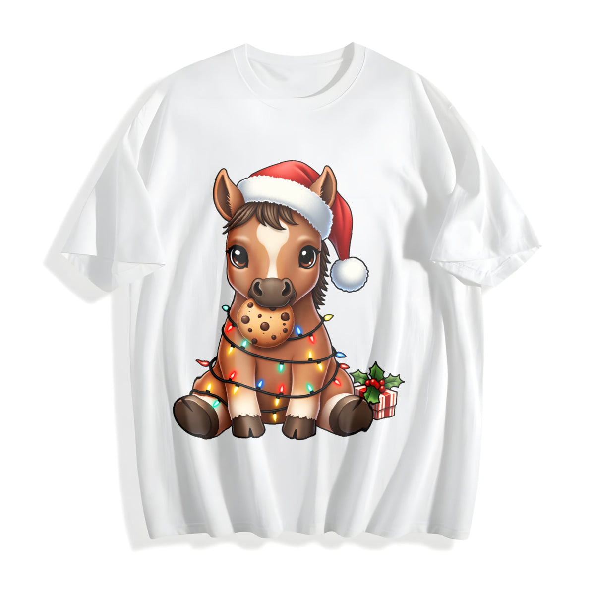 Year Of The Horse Cartoon Pony Cotton T-Shirt product image 2