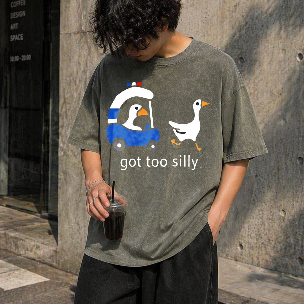 Got Too Silly Goose Funny Cute For Ducks Car Summer Vintage product image 4