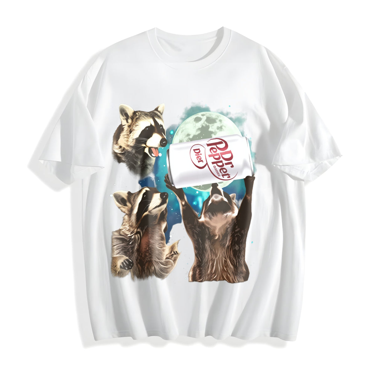 Three Raccoons Diet Dr Pepper Cotton T-Shirt product image 2