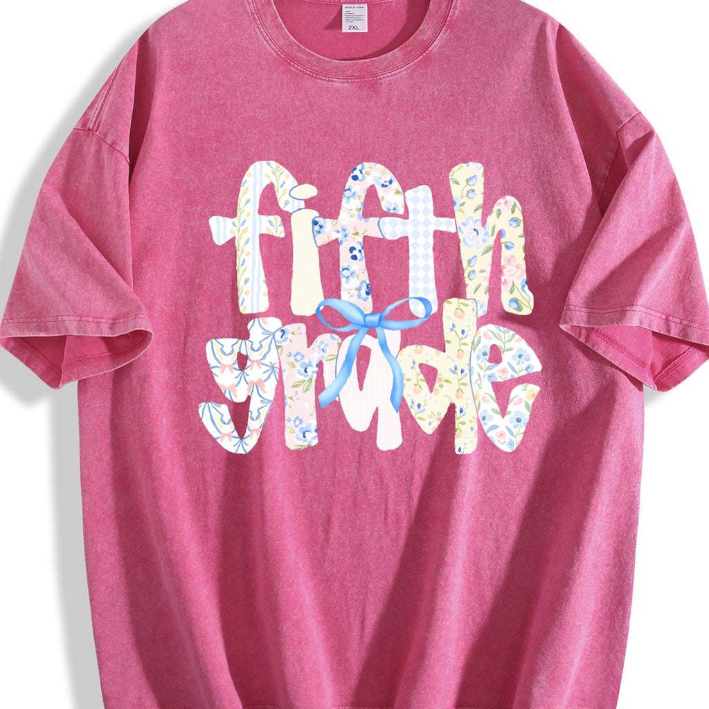 Fifth Grade Teacher Vintage Washed T-Shirt product image 5