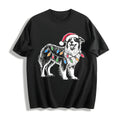 Australian Shepherd Christmas Cotton T-Shirt product image 1