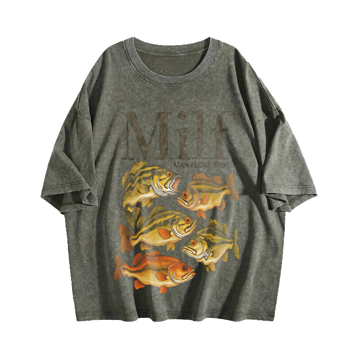 Man I Love Fisht Vintage Washed T-Shirt product image 4