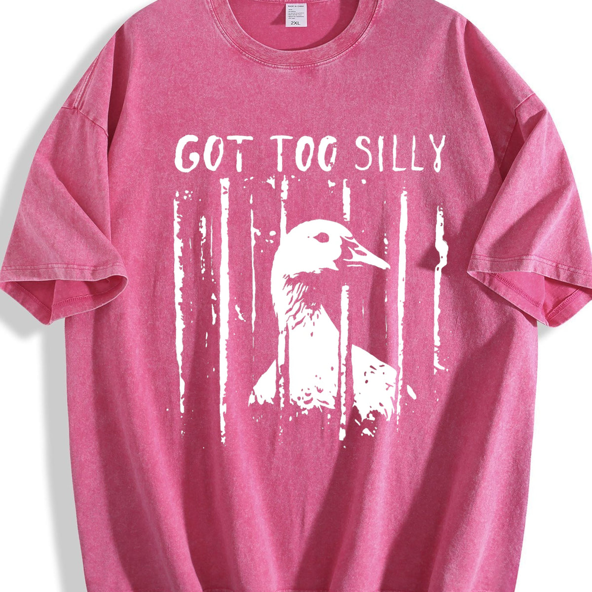 Unhinged Goose Got Too Silly Jail Meme Boxy Dtg Vintage product image 7