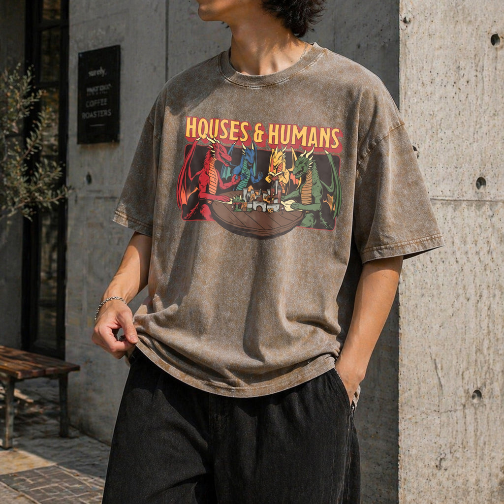 Houses And Humans Vintage Washed T-Shirt product image 3