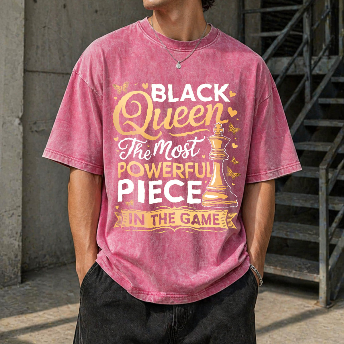 Black History For Month Vintage Washed T-Shirt product image 7