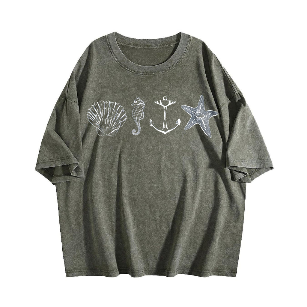 Ocean Sail 90s Vintage Washed T-Shirt product image 4