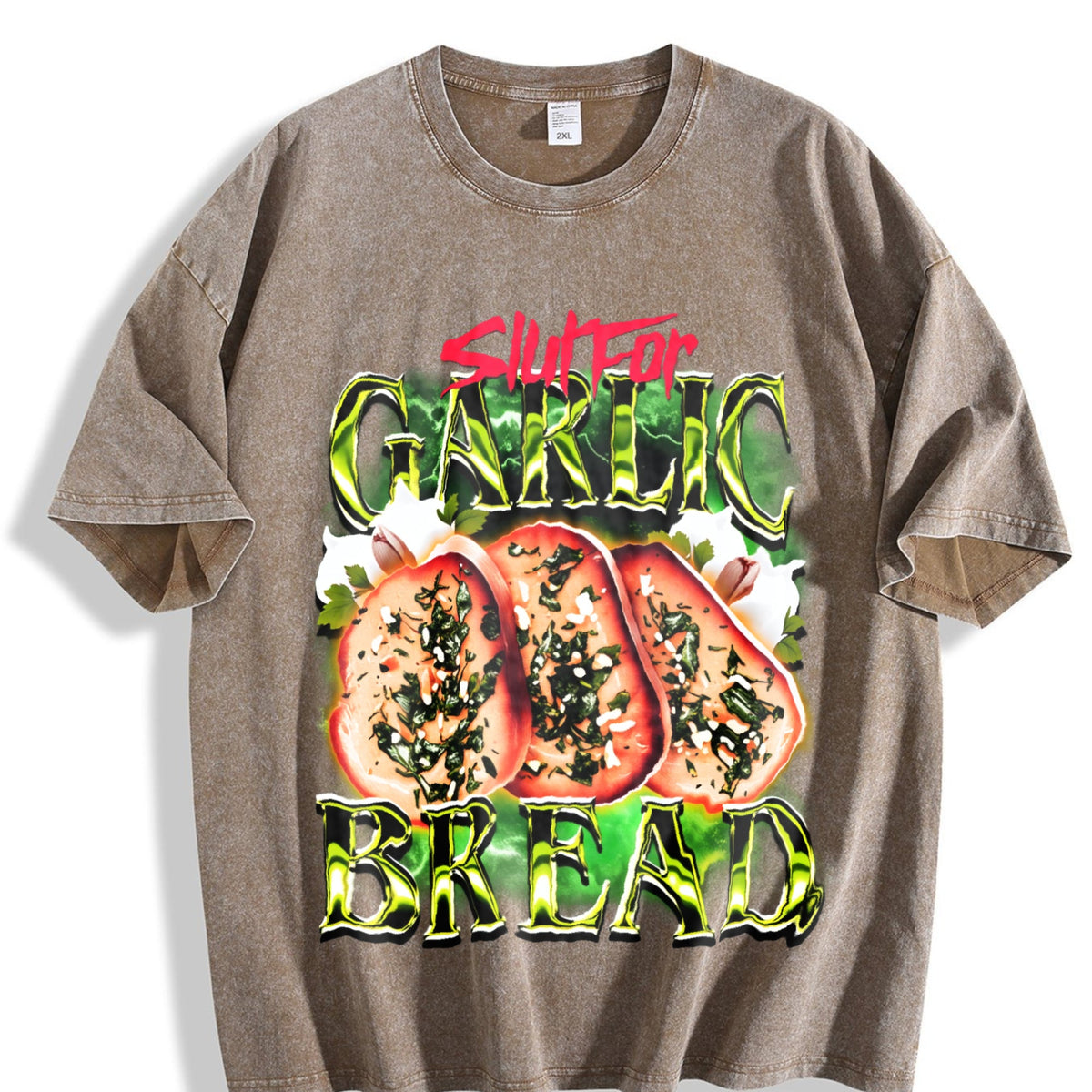Garlic Bread Vintage Washed T-Shirt product image 3