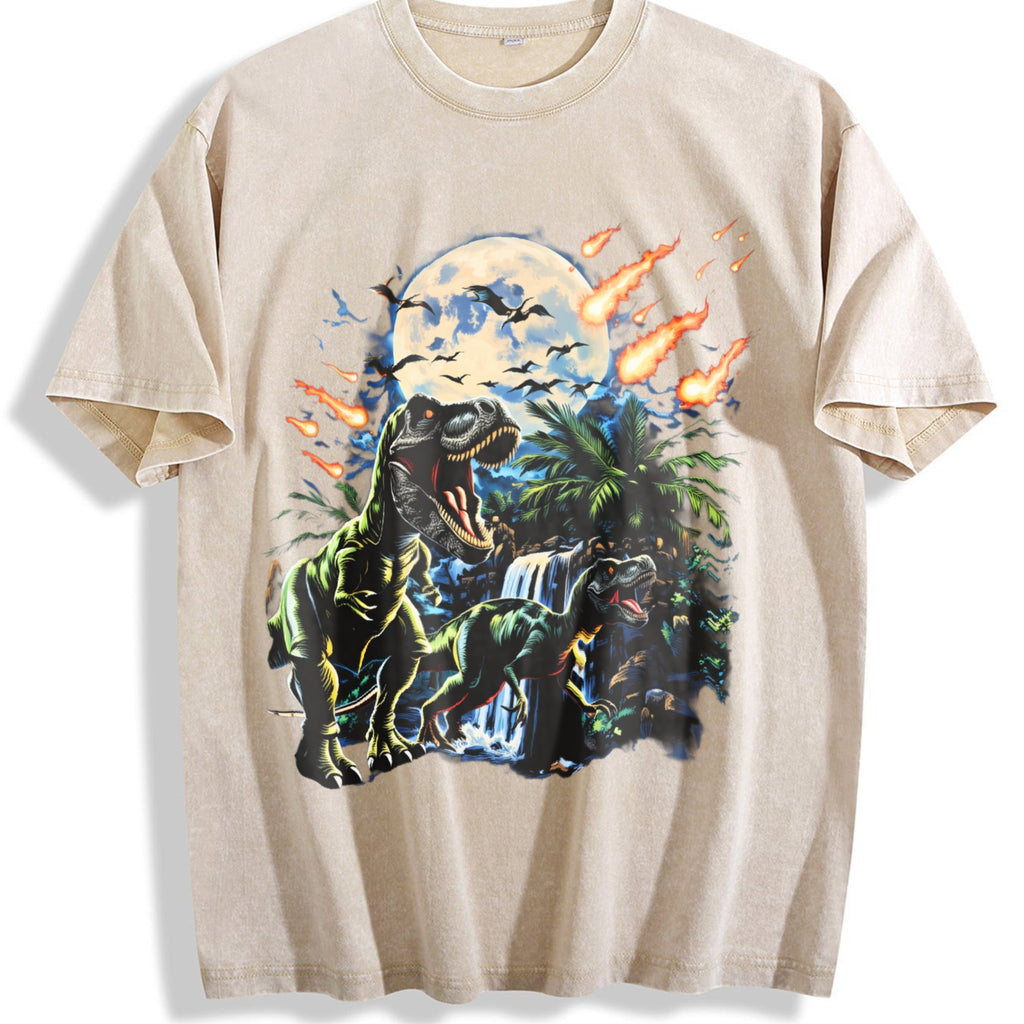 Dinosaur 90s Vintage Washed T-Shirt product image 1
