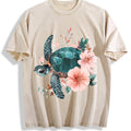 Floral Turtle & Peach Blossom - Stretch Vintage Washed product image 1