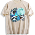Three Sharks Vintage Washed T-Shirt product image 1