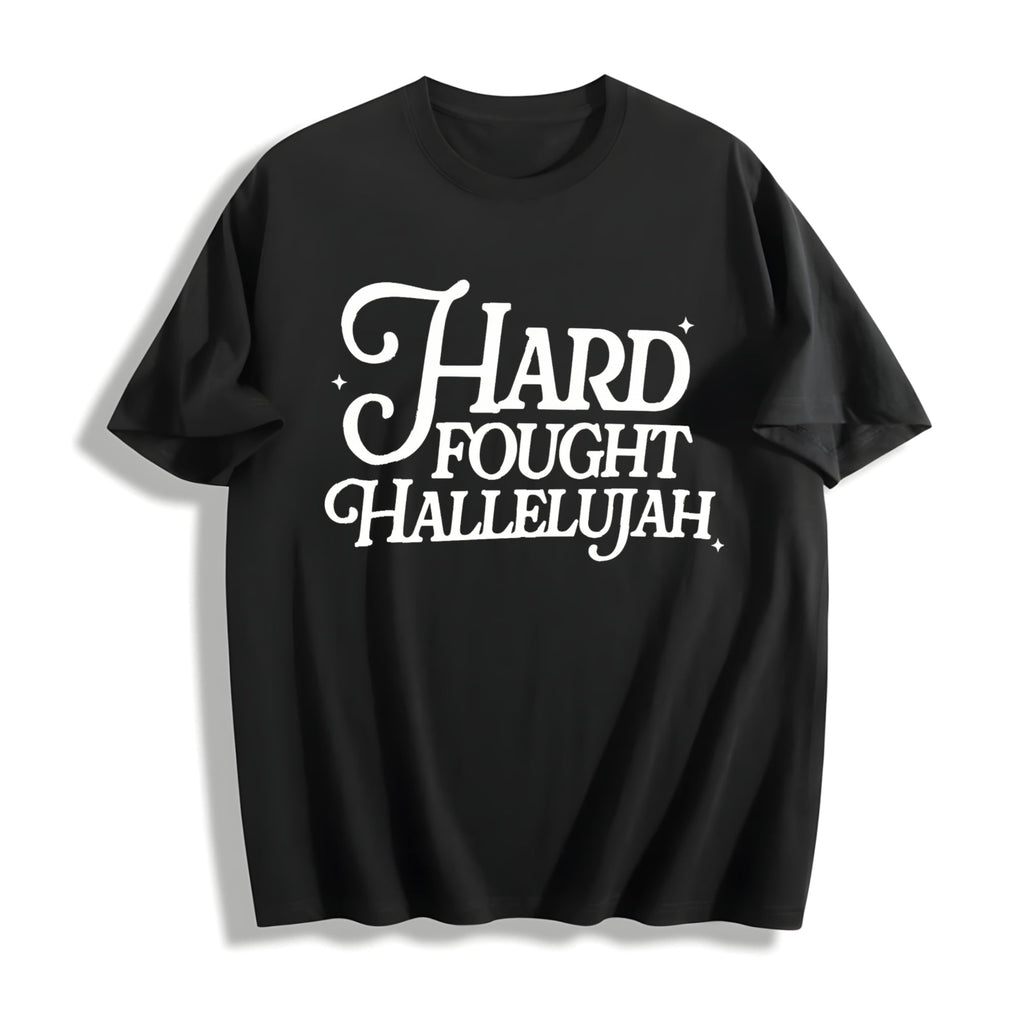 Hard Fought Hallelujah Cotton T-Shirt product image 1