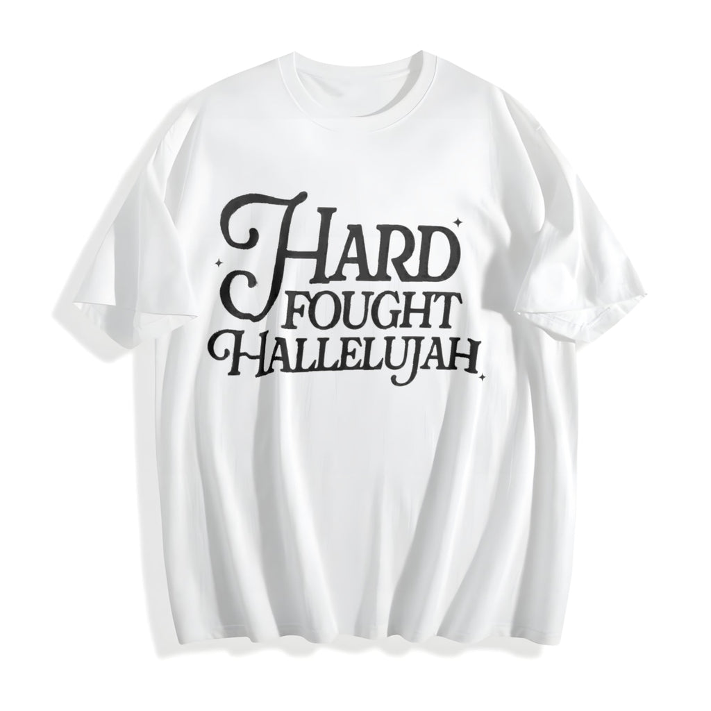 Hard Fought Hallelujah Cotton T-Shirt product image 2