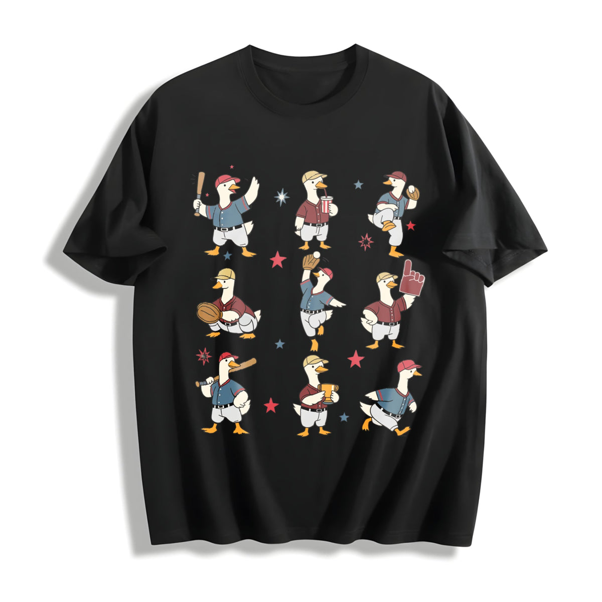 Silly Goose Baseball Cotton T-Shirt product image 1