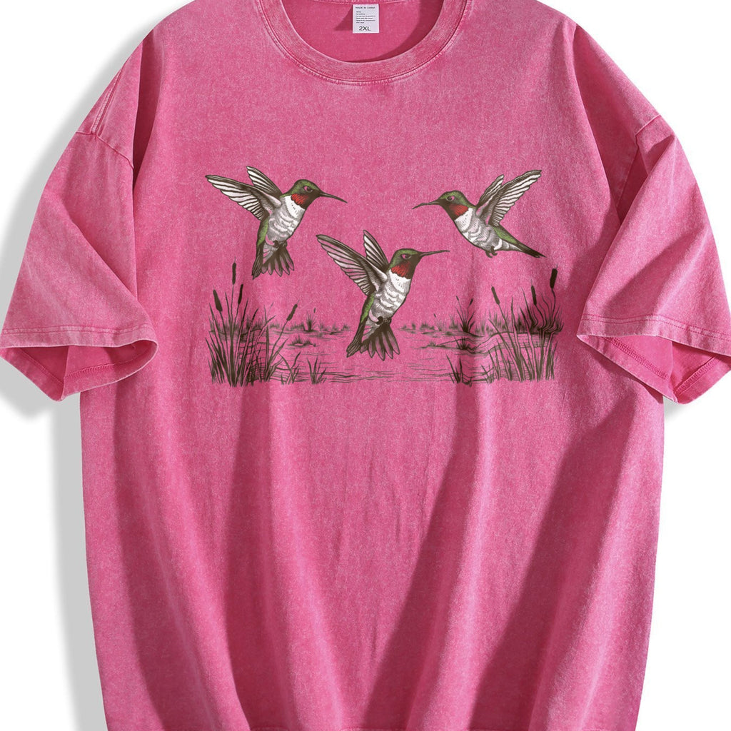 Hummingbird 90s Vintage Washed T-Shirt product image 7