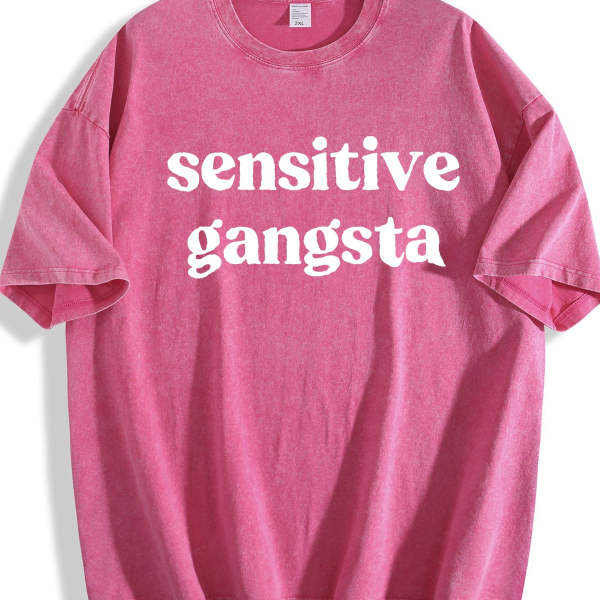 Funny Sensitive Gang Slogan - Brown With Vintage Washed product image 7