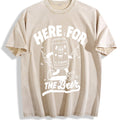 Here for the Beer Vintage Washed T-Shirt product image 1