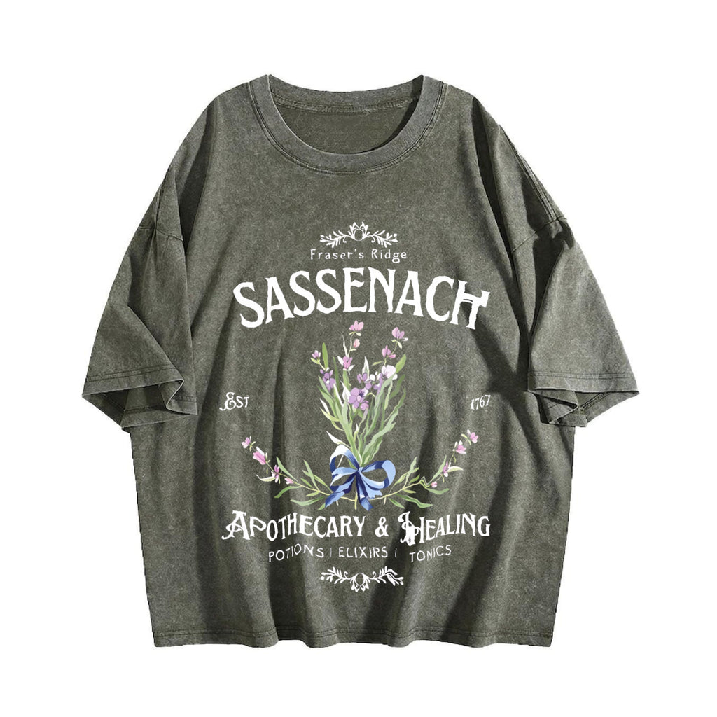Summer Sassenach Floral One-piece Vintage Washed T-Shirt product image 4