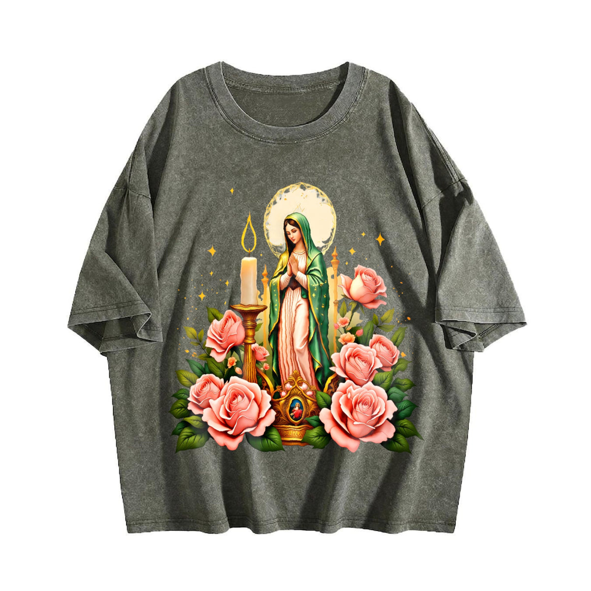 Mexican-inspired - Our Lady Of Guadalupe & Pink Roses product image 4