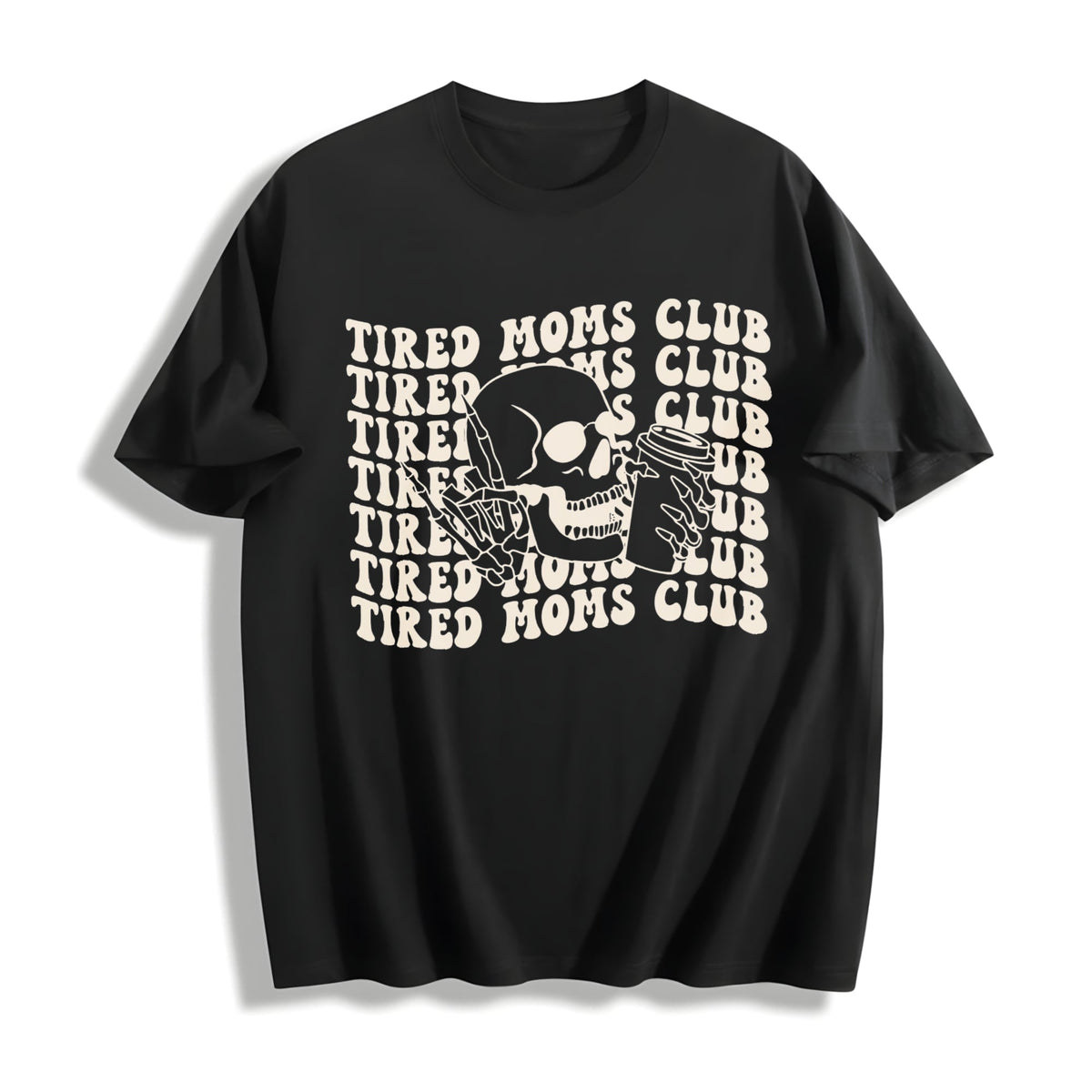 Tired Moms Club Cotton T-Shirt product image 1