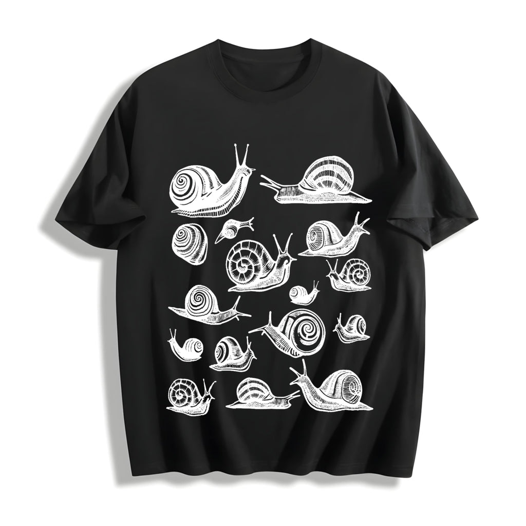 Snails - Snail - Lover - Funny - Cotton T-Shirt product image 1