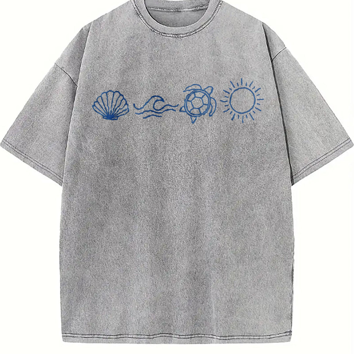 Ocean Icons Vintage Washed T-Shirt product image 5