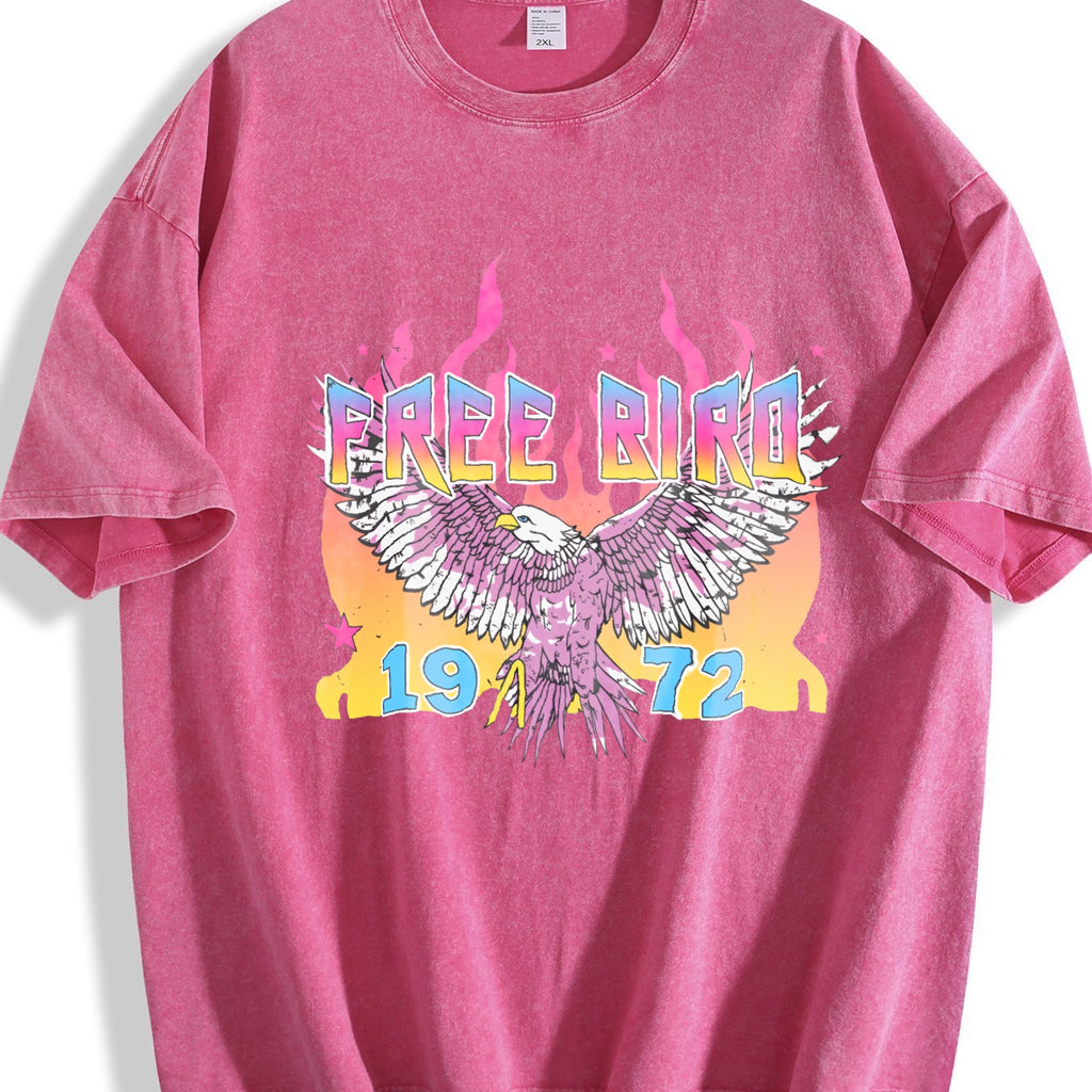 Free Bird 1972 America Vintage Washed T-Shirt product image 5