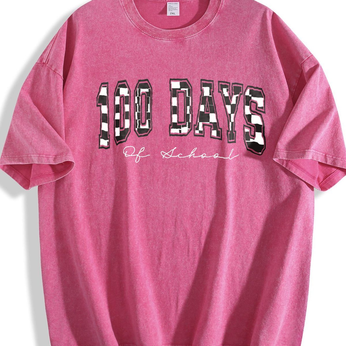 100 Days Of School Teacher Vintage Washed T-Shirt product image 5