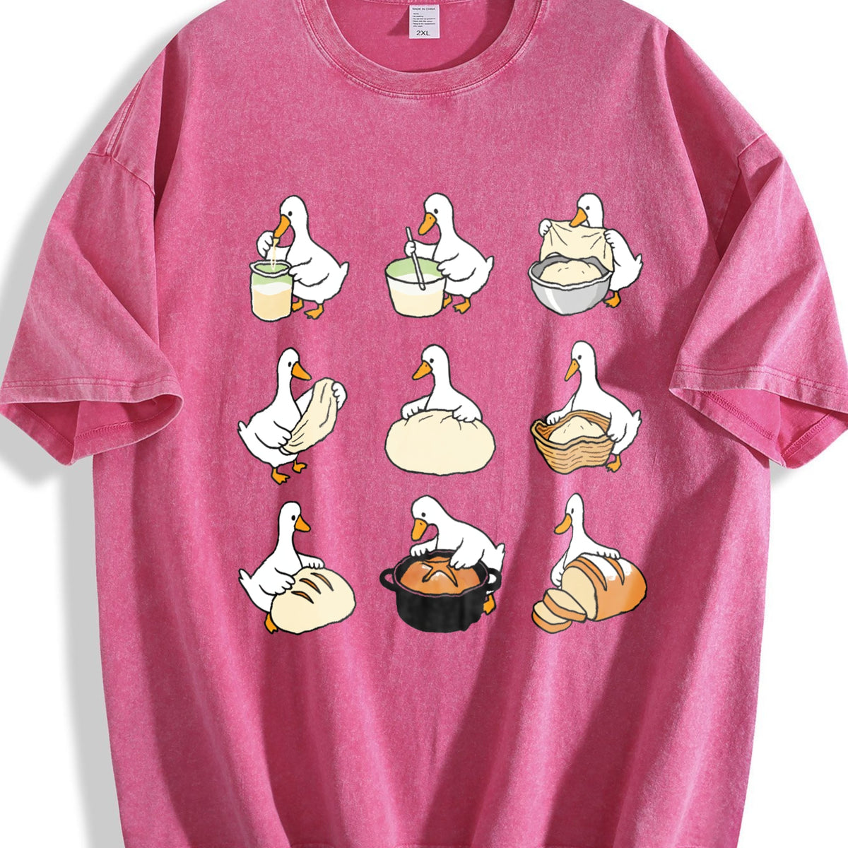 Goose Sourdough Baking Vintage Washed T-Shirt product image 5