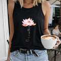 Breathe Letters & For Lotus Women's Tank Top