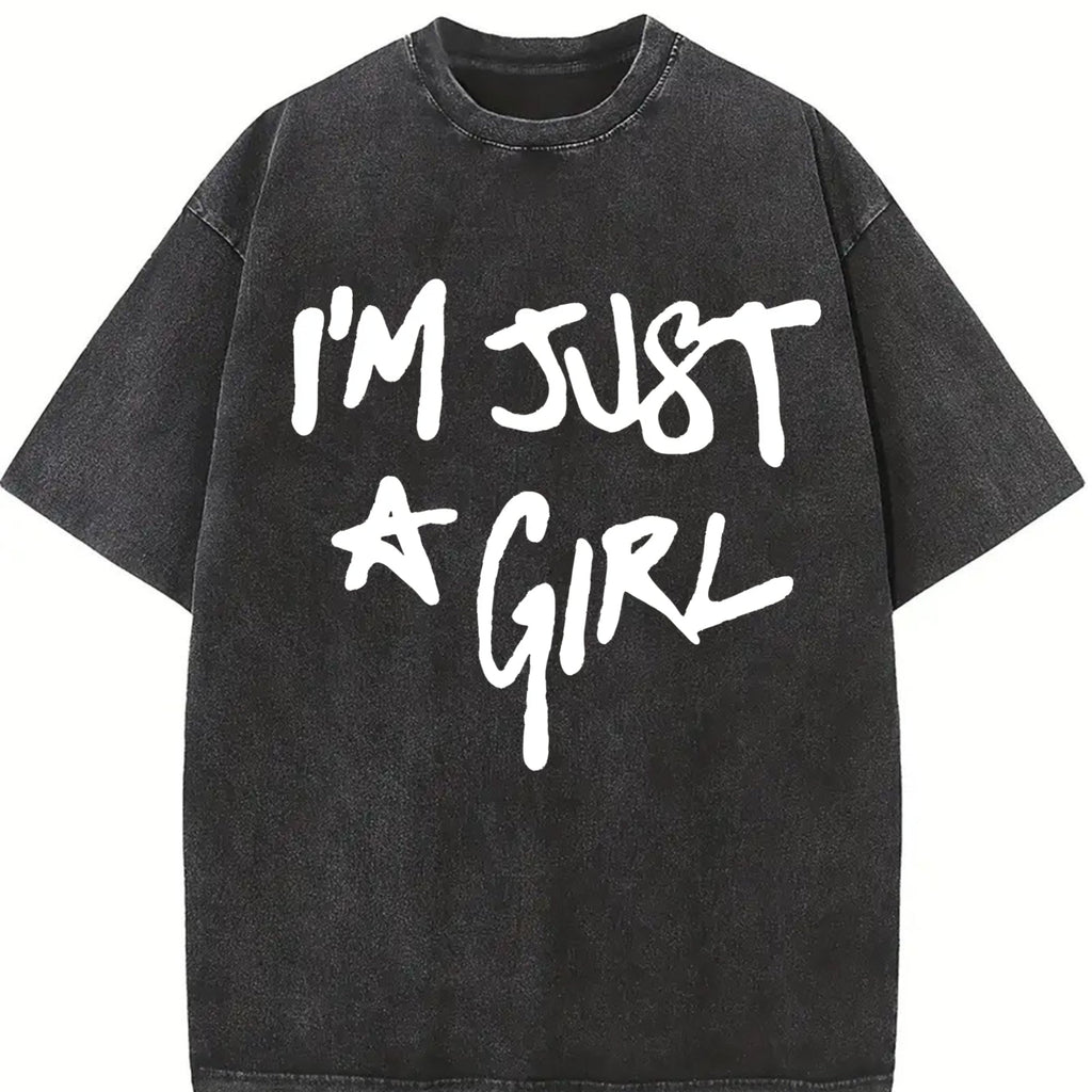 Black I'm Just A Graffiti Vintage Washed T-Shirt product image 2