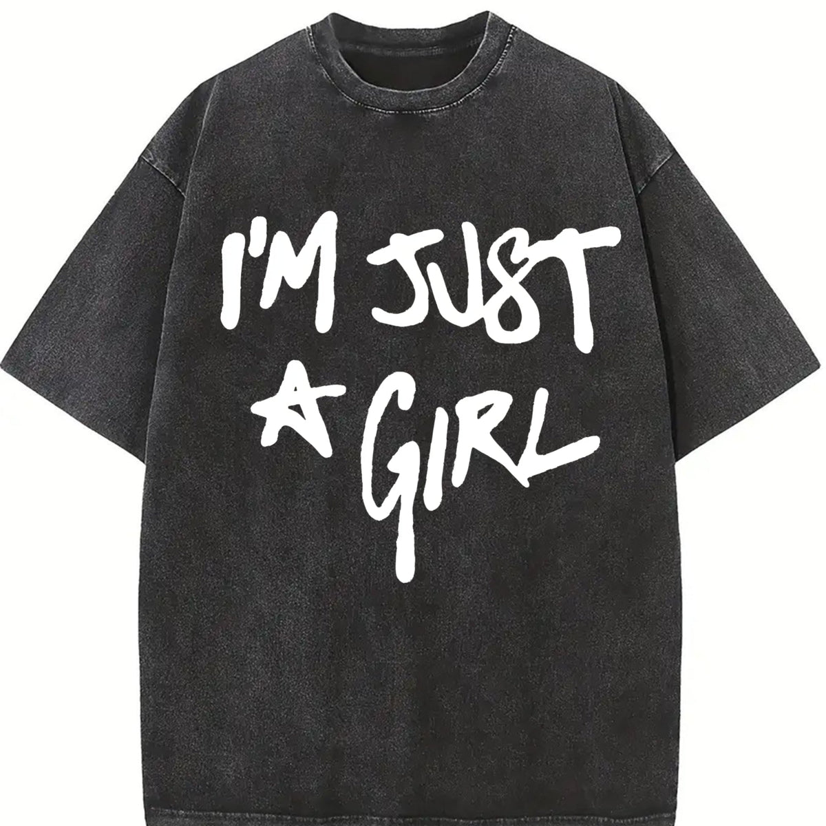 Black I'm Just A Graffiti Vintage Washed T-Shirt product image 2
