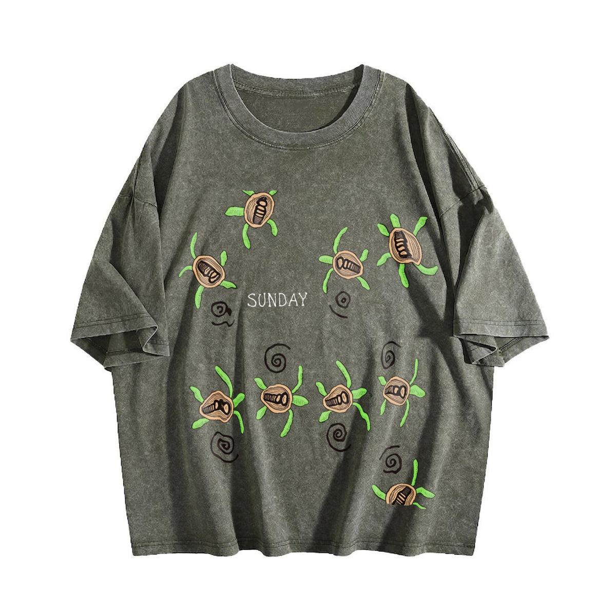 Sea Turtle Summer Vintage Washed T-Shirt product image 4
