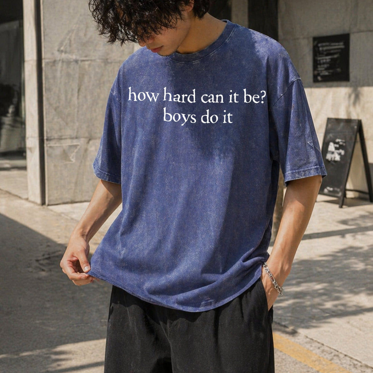 How Hard Can It Be Boys Do It Vintage Washed T-Shirt product image 8