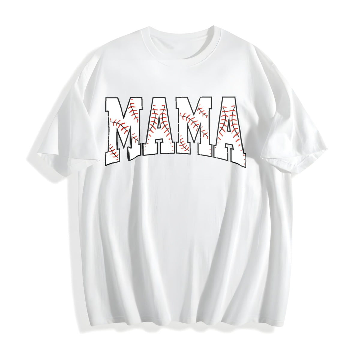 Baseball Mama Cotton T-Shirt product image 2