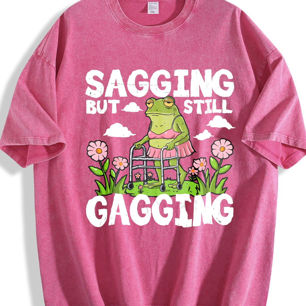 Sagging But Still Gagging Vintage Washed T-Shirt product image 5