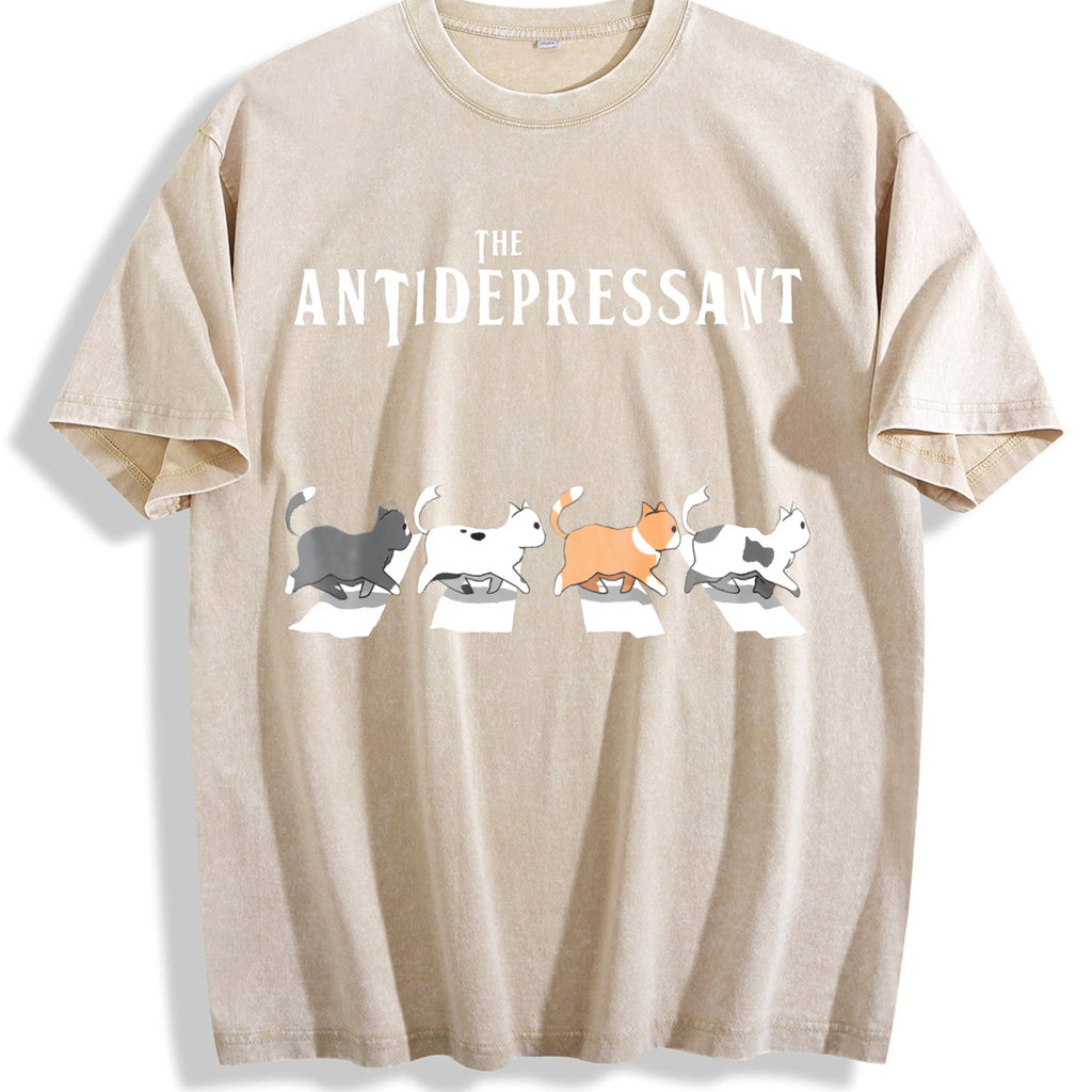 Antidepressant 8855 Vintage Washed T-Shirt product image 1